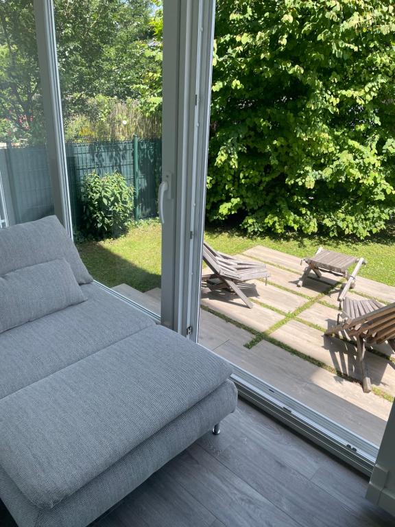 Posezení v ubytování HAY Apartment Bled