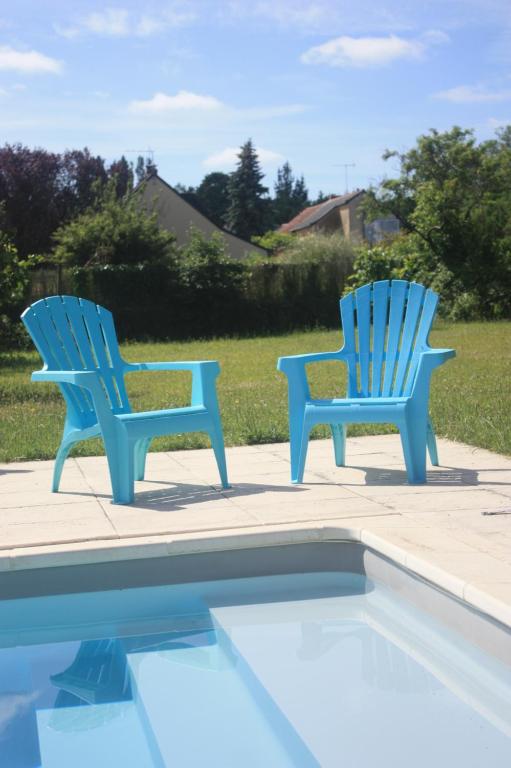 Bazén v ubytovaní Villa Le Printemps, maison 15 pers avec piscine alebo v jeho blízkosti