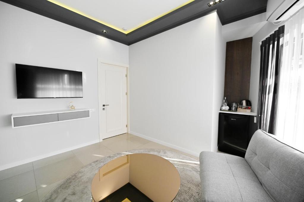 TV a/nebo společenská místnost v ubytování Mon Invite Hotel