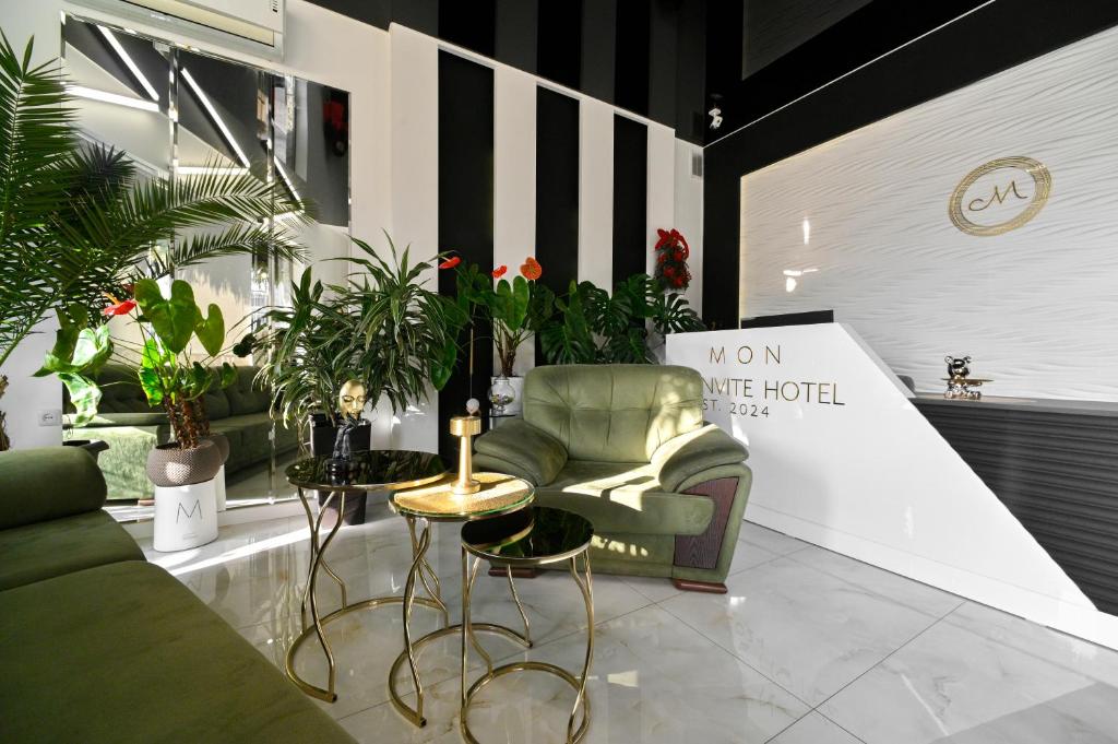 Posezení v ubytování Mon Invite Hotel