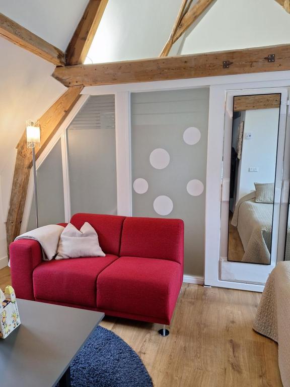 Posezení v ubytování B&B Lange Geer Delft