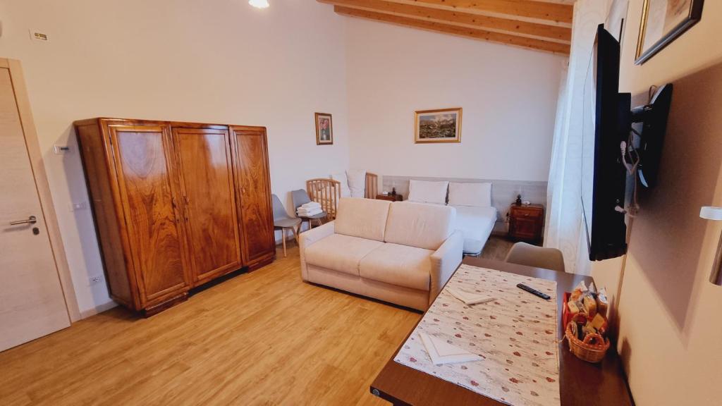 TV a/nebo společenská místnost v ubytování Casa Vilma