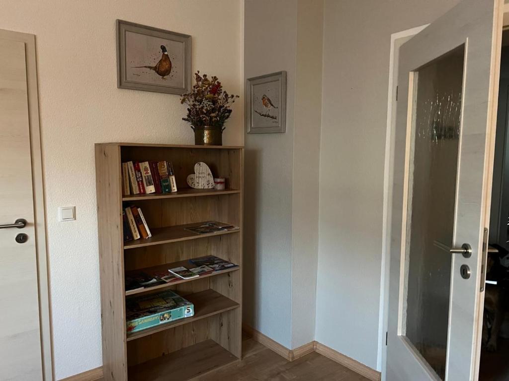 Knihovna v apartmánu