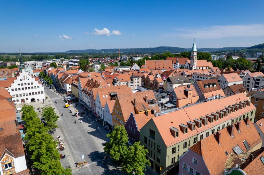 Nespecifikovaný výhled na hory nebo výhled na hory při pohledu z hotelu