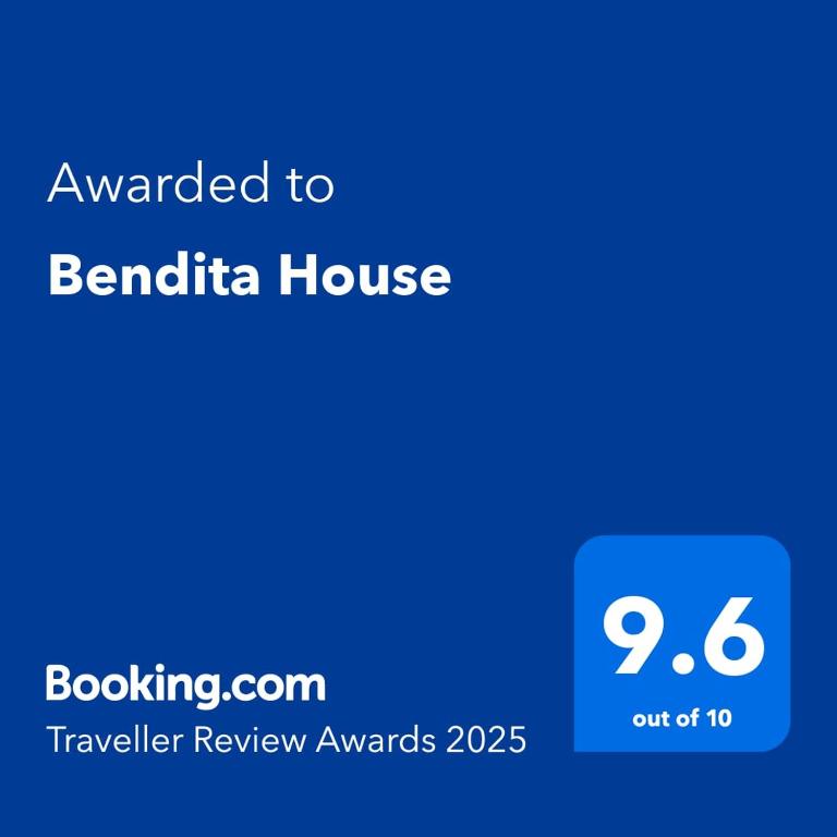 Certifikát, hodnocení, plakát nebo jiný dokument vystavený v ubytování Bendita House