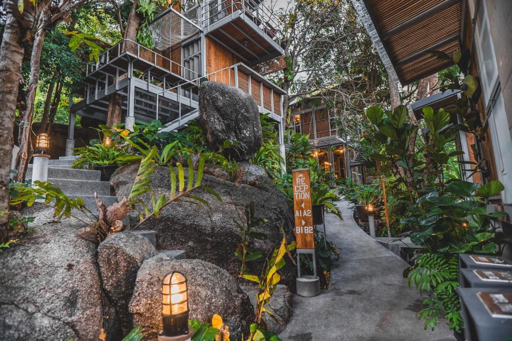 Zahrada ubytování Shiva Lodge