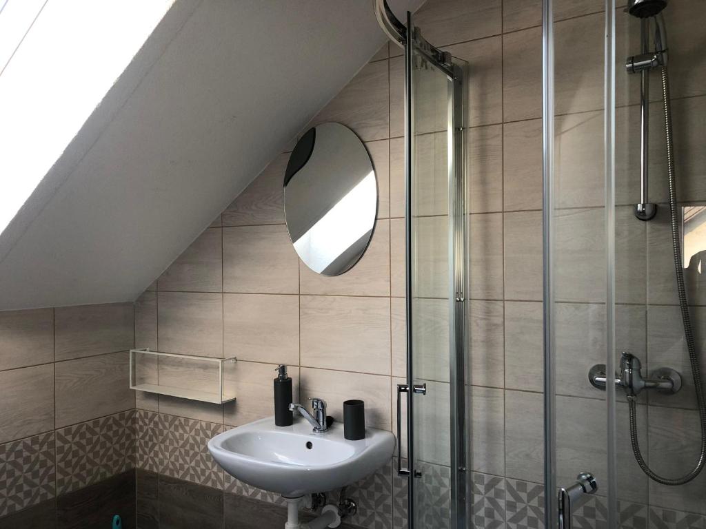 Koupelna v ubytování Apartments ADANA
