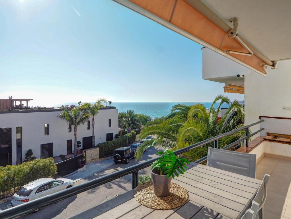 En generel havudsigt eller havudsigten taget fra lejligheden