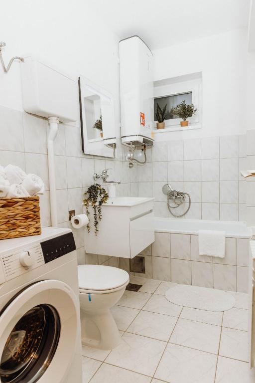 Koupelna v ubytování Apartman Tihana