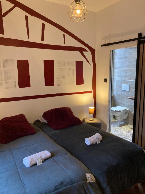 Maison Graciateguy - Twin Room With Mountain View