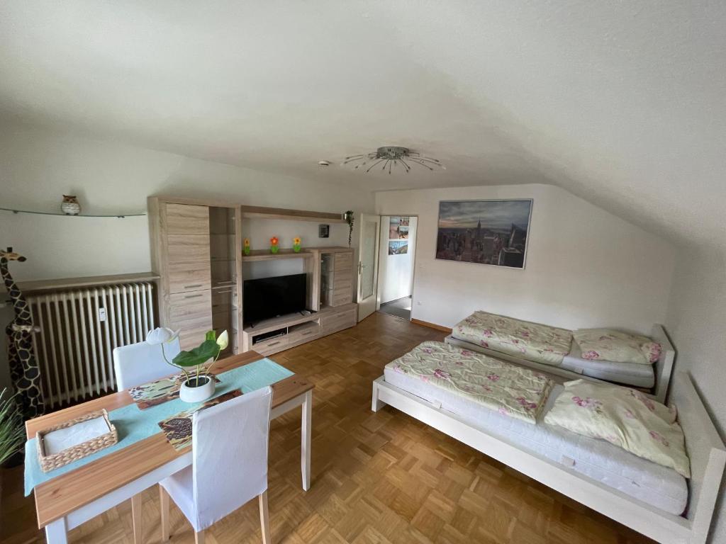 Postel nebo postele na pokoji v ubytování Appartement Lorke