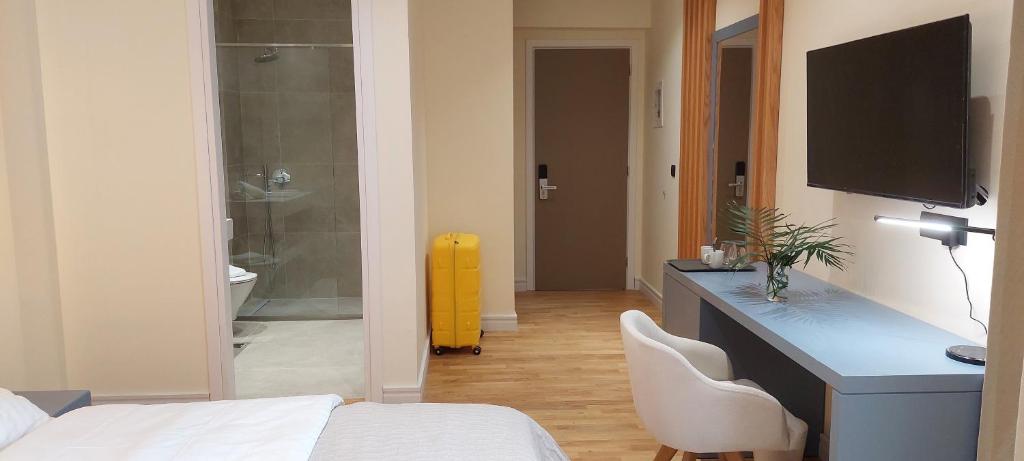 Koupelna v ubytování Elite Patras Suites