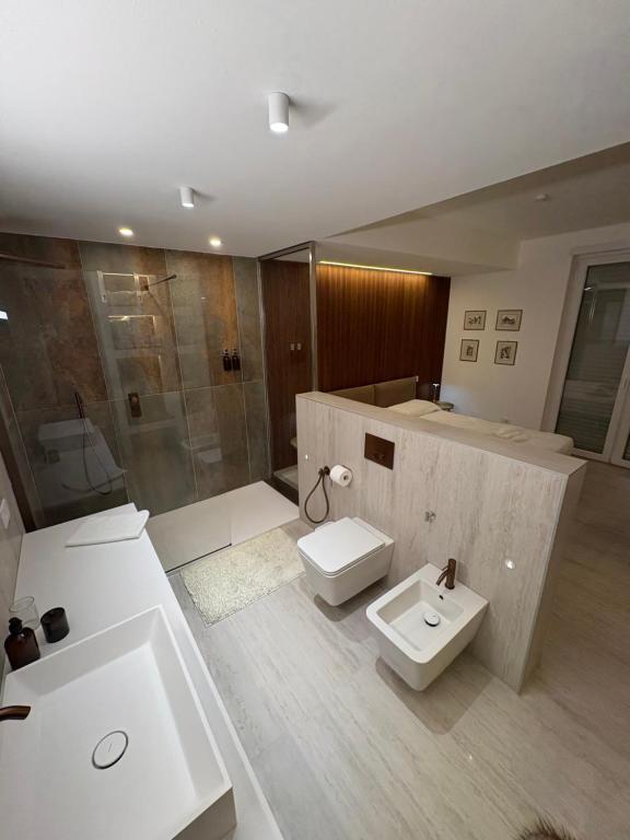Koupelna v ubytování Ram7 Lux Charmant Apartment Gallarate