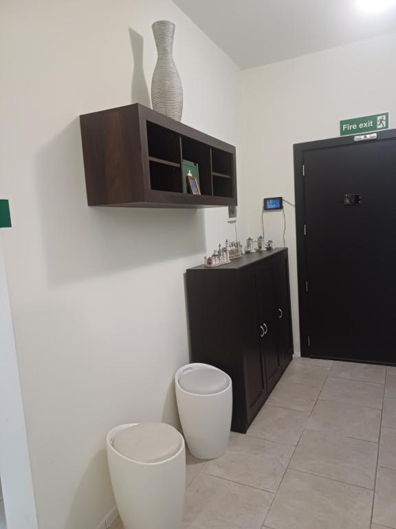 Kuchyň nebo kuchyňský kout v ubytování Inessa's flat