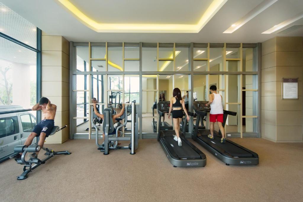 Fitness centrum a/nebo fitness zařízení v ubytování Muong Thanh Grand Quang Nam