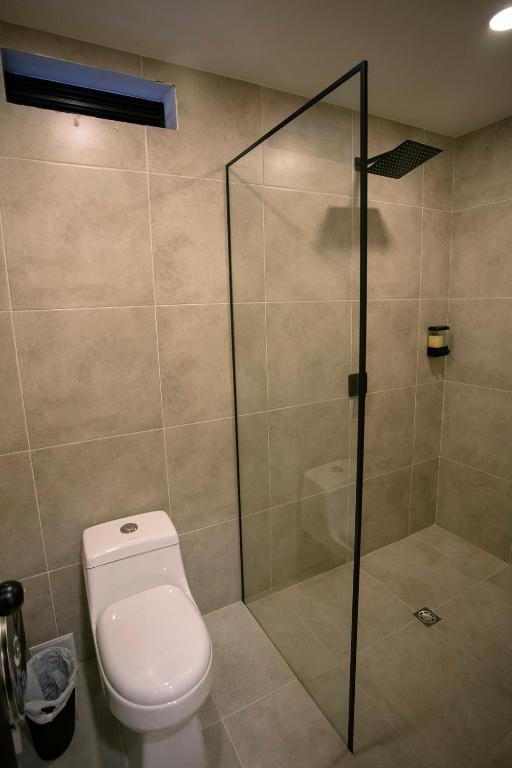 Koupelna v ubytování Hotel Gran Ester