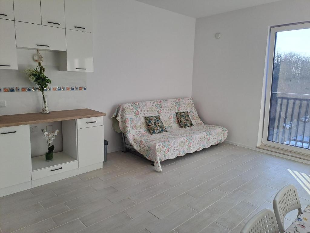 Η κουζίνα ή μικρή κουζίνα στο Apartament Cykady pod Warszawą