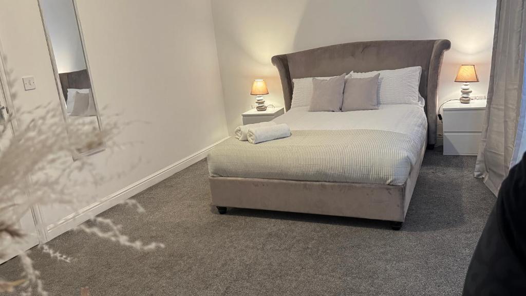 Postel nebo postele na pokoji v ubytování Big Confort, Shared House