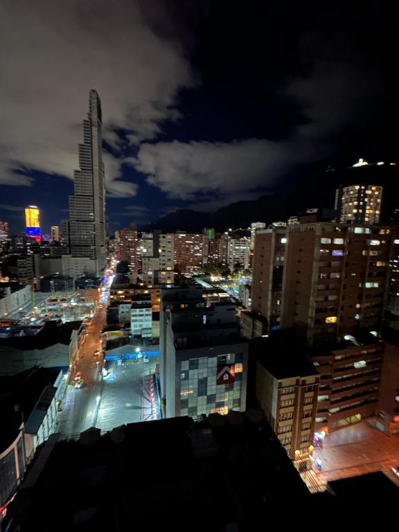 Nespecifikovaný výhled na destinaci Bogotá nebo výhled na město při pohledu z bed and breakfast