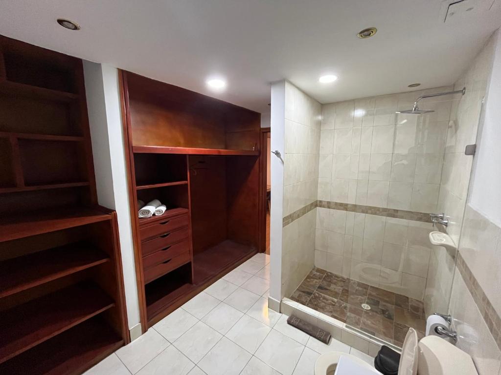 Koupelna v ubytování HOSTAL SEP7IMO ARTE