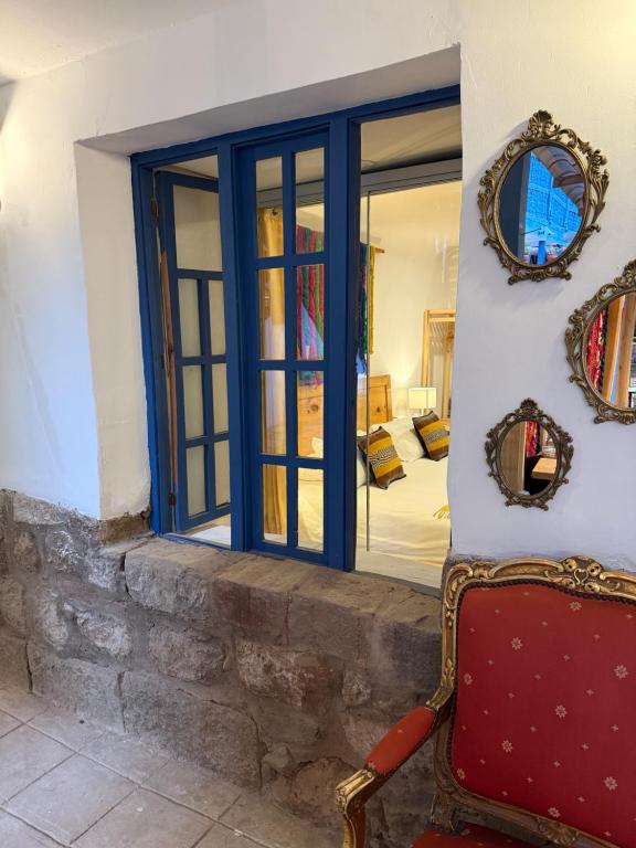 Postel nebo postele na pokoji v ubytování CASA CRISTOBAL Siete Cuartones