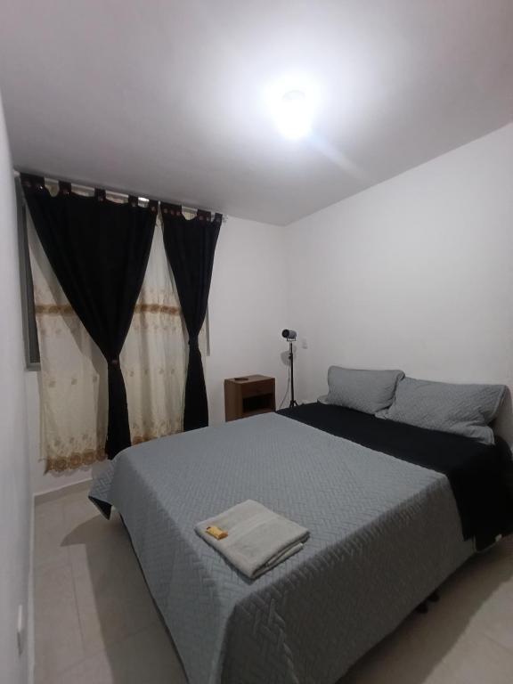 Postel nebo postele na pokoji v ubytování Apartamento Amoblado con Excelente Ubicación