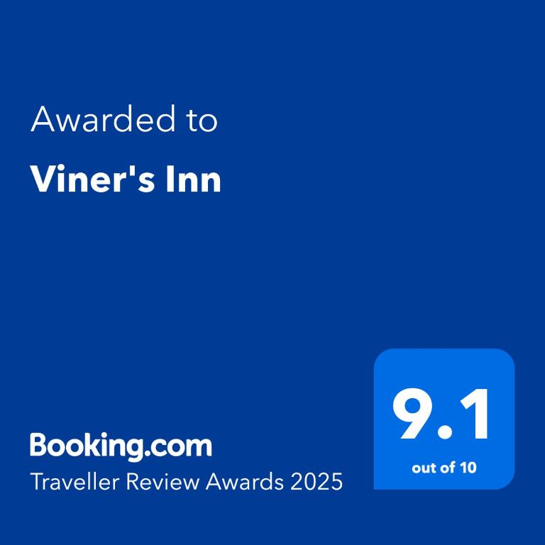 Certifikát, hodnocení, plakát nebo jiný dokument vystavený v ubytování Viner's Inn