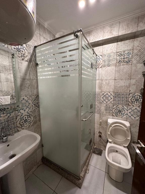 Koupelna v ubytování Queen Cleopatra Boutique Hotel