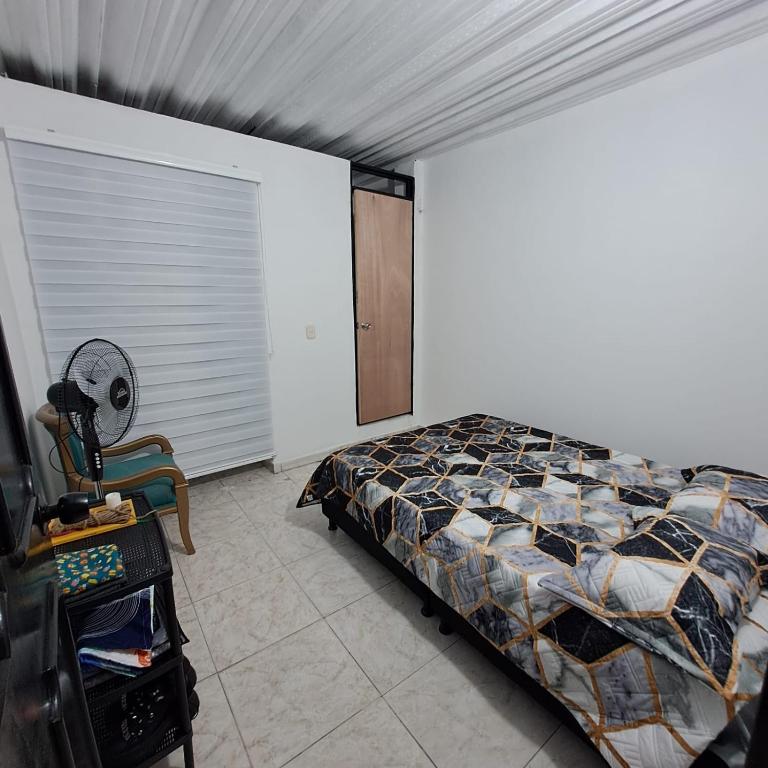 Postel nebo postele na pokoji v ubytování Apartamento Con Entrada independiente, 2 Habitaciones y 1 Baño