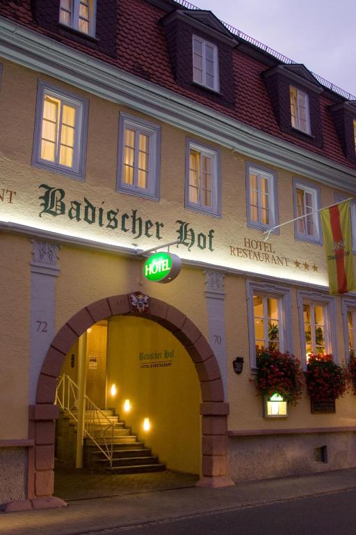 Exteriér nebo vchod ubytování Badischer Hof