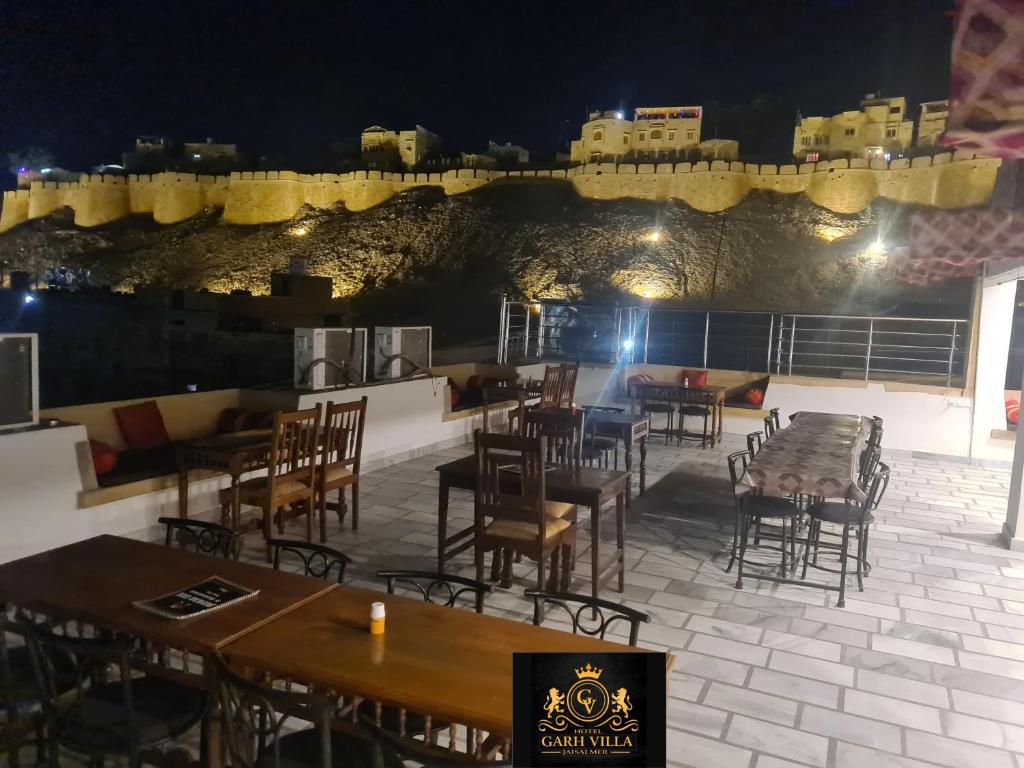 Restaurace v ubytování Garh Villa Jaisalmer