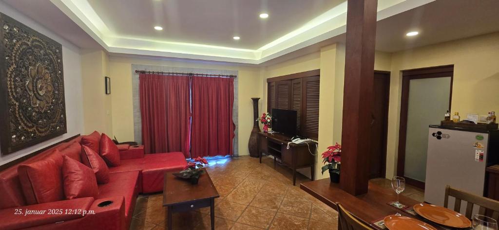 Posezení v ubytování Nirvana Boutique Suites