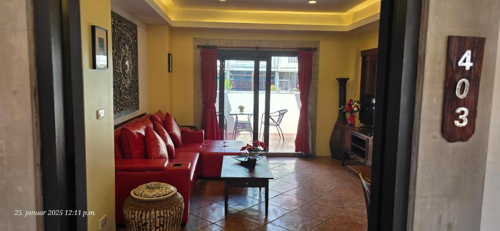 Posezení v ubytování Nirvana Boutique Suites
