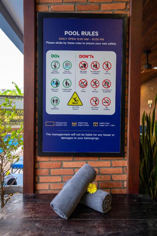 Certifikát, hodnocení, plakát nebo jiný dokument vystavený v ubytování Blanc Smith Hotel