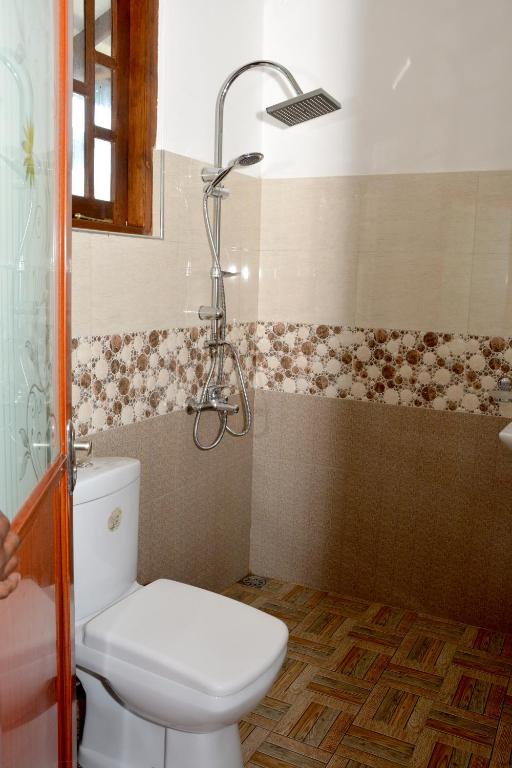 Koupelna v ubytování Sumimal Resort Polhena