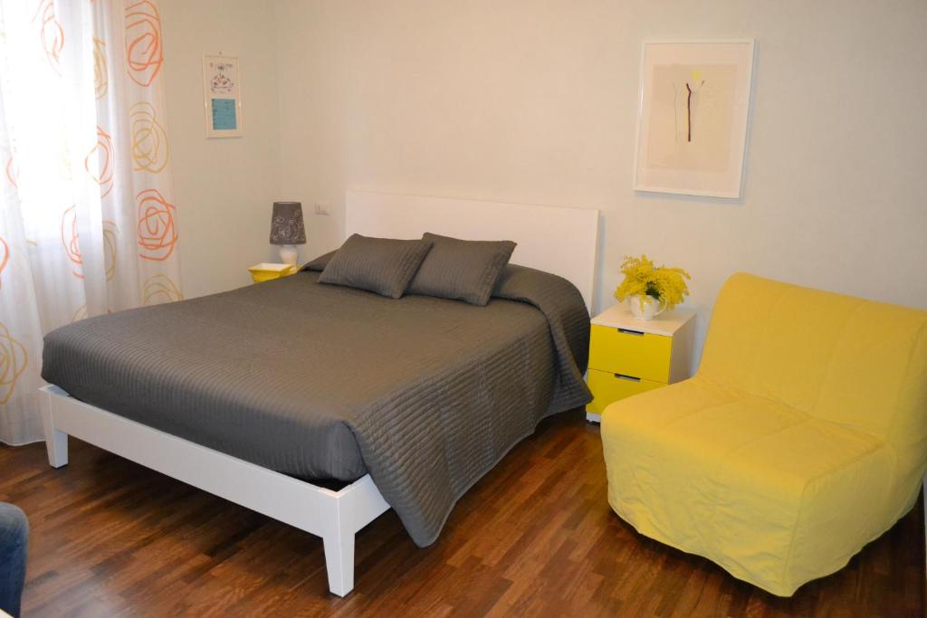 Postel nebo postele na pokoji v ubytování B&B Un mare di Gioia