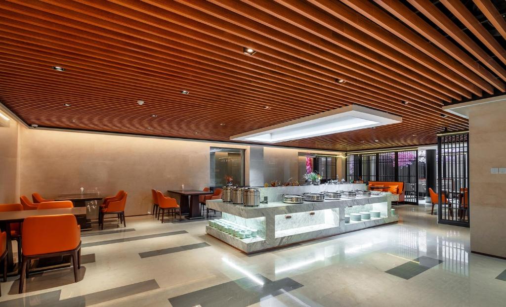 Posezení v ubytování Xinghuacun Hotel