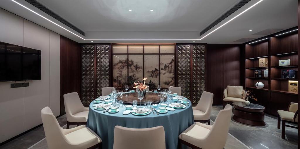 Posezení v ubytování Xinghuacun Hotel