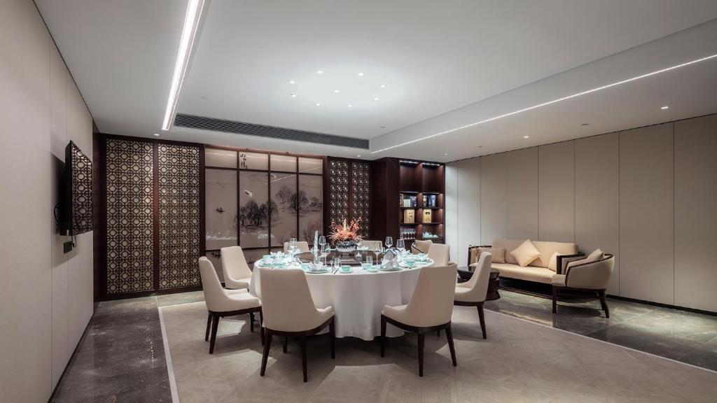 Posezení v ubytování Xinghuacun Hotel