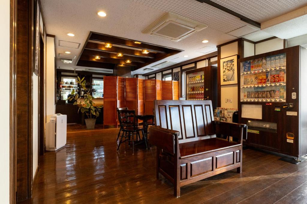 Lounge nebo bar v ubytování Hotel Matsumoto Yorozuya