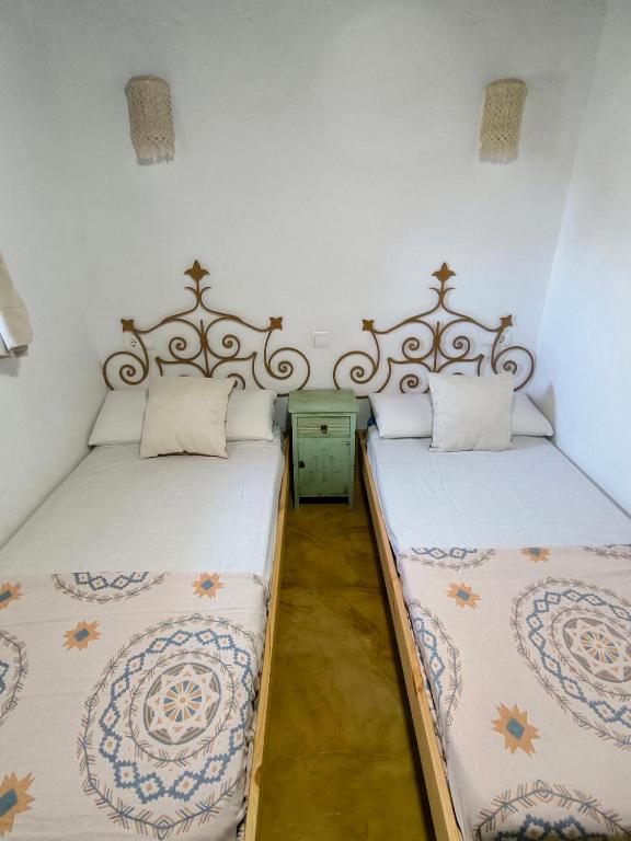 Postel nebo postele na pokoji v ubytování Can Pep Frit