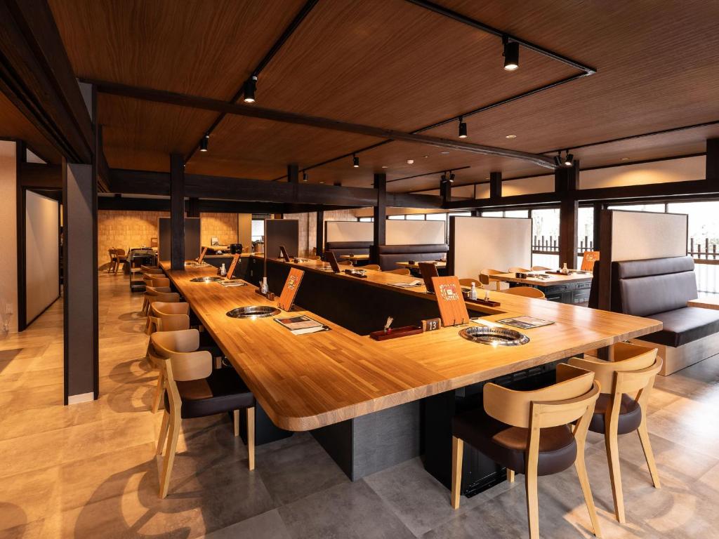 Restaurace v ubytování Ryokan Gizan
