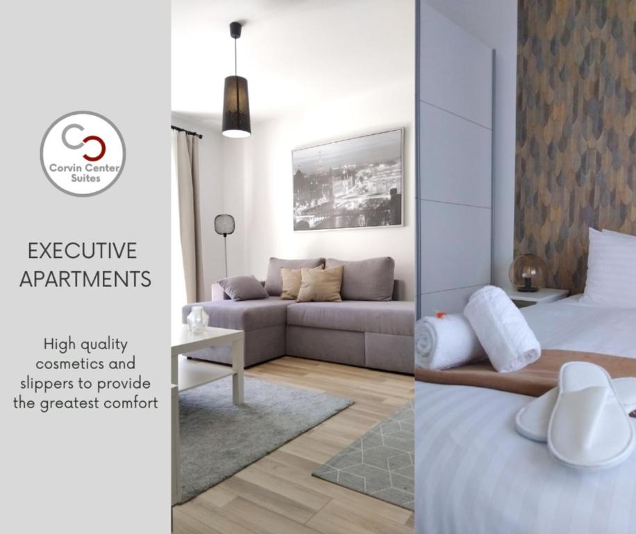 Posedenie v ubytovaní Corvin Center Suites