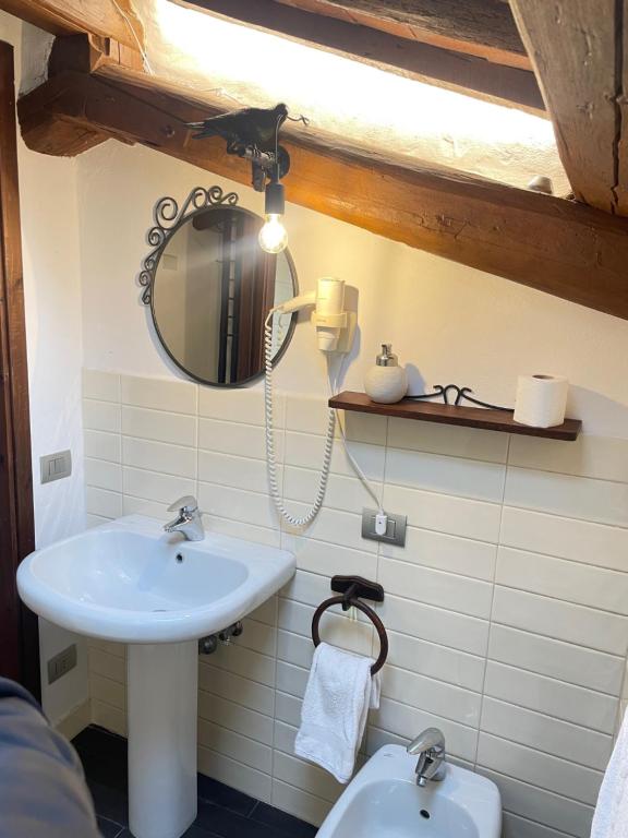 A bathroom at Charming Self House