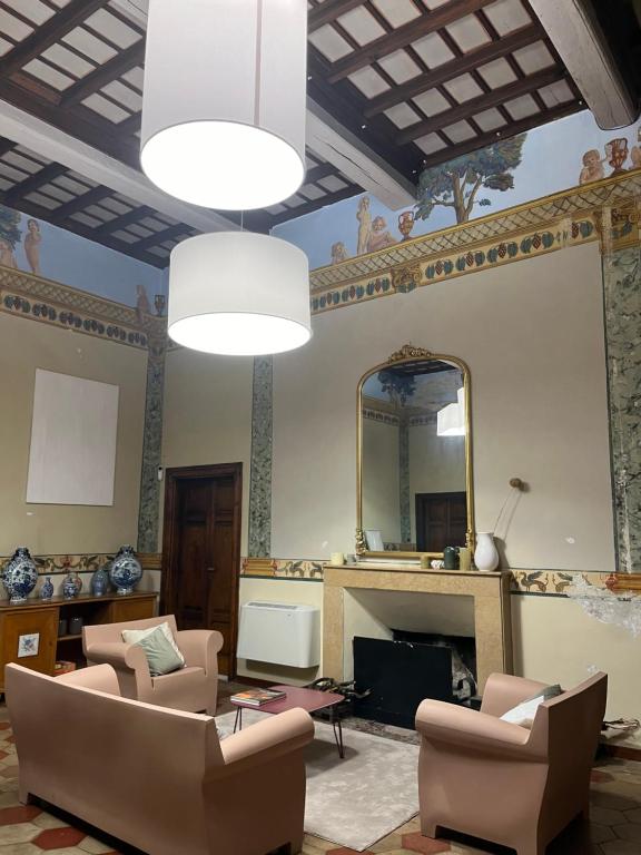 Posezení v ubytování Villa Allegrini