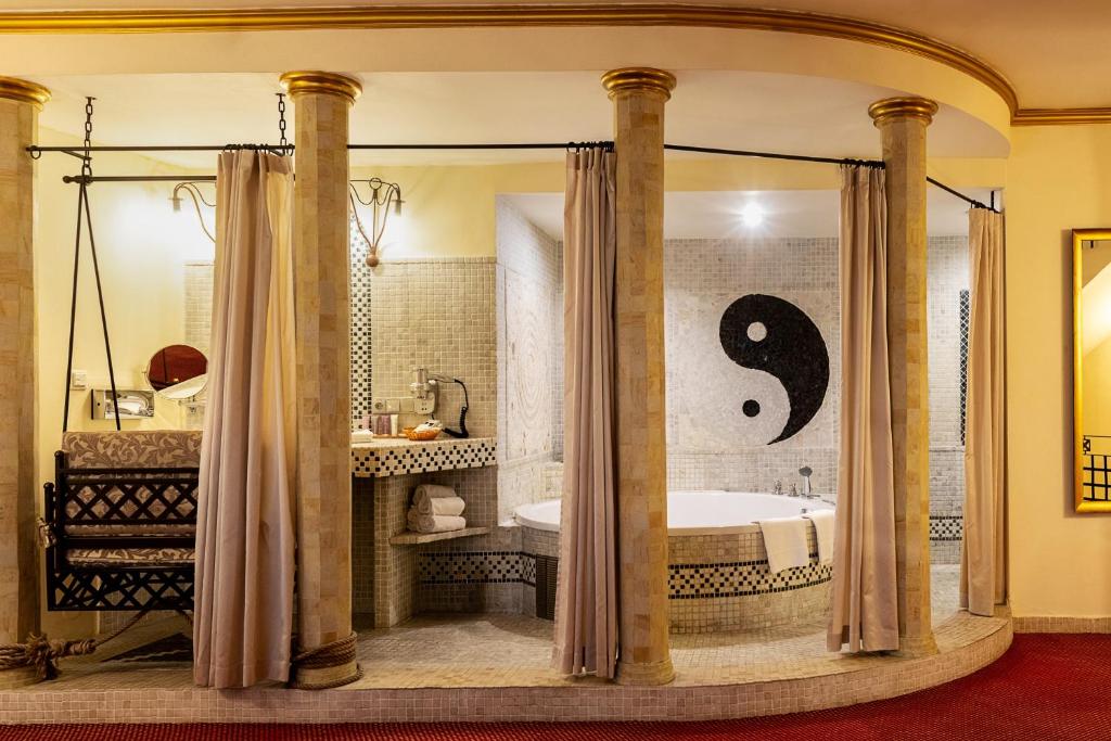 Koupelna v ubytování Hotel Hoffmeister