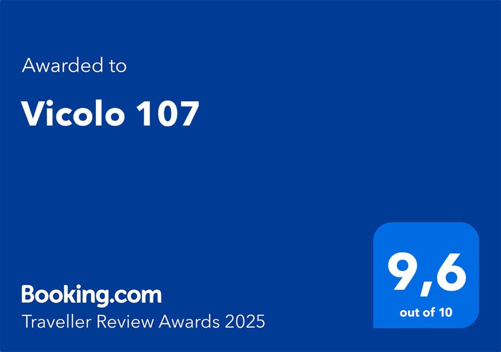Sijil, anugerah, tanda atau dokumen lain yang dipamerkan di Vicolo 107