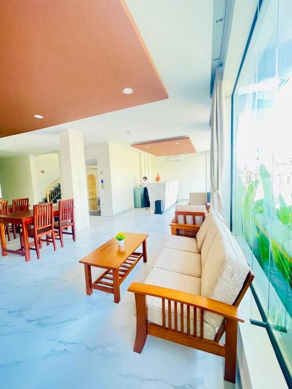 Posezení v ubytování Angkor Channary Hotel