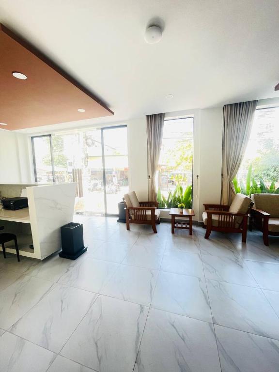 Posezení v ubytování Angkor Channary Hotel