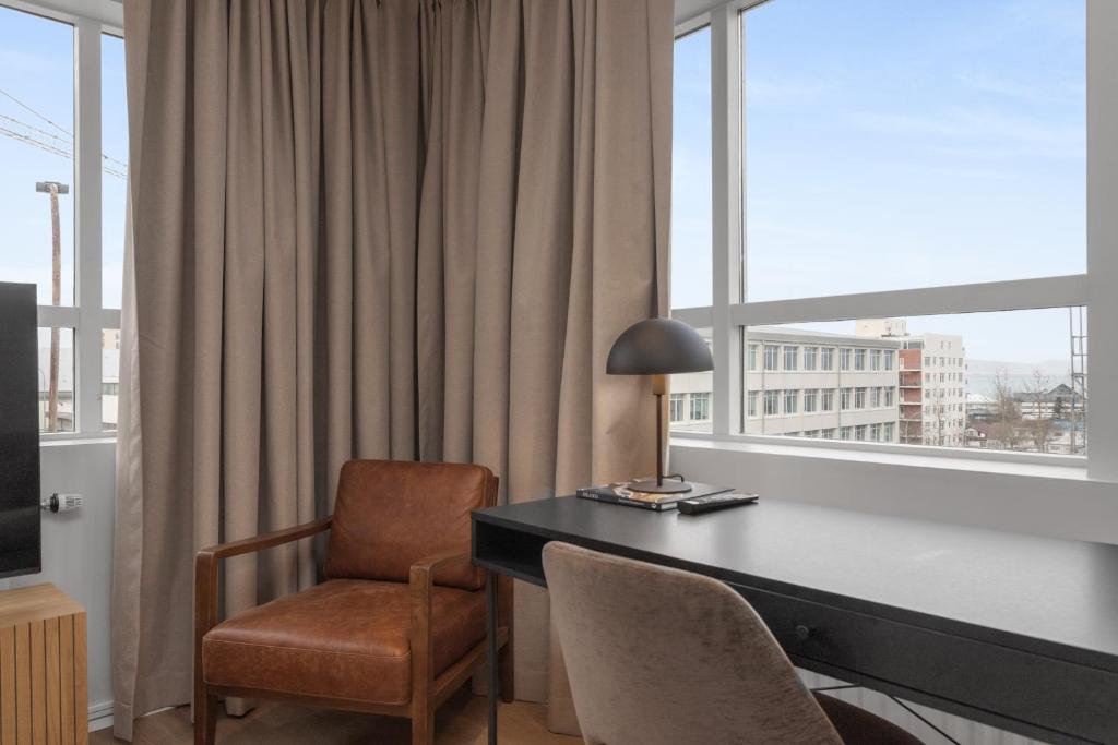 Posezení v ubytování Alva Hotel Brautarholt